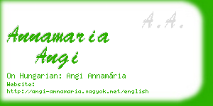 annamaria angi business card
